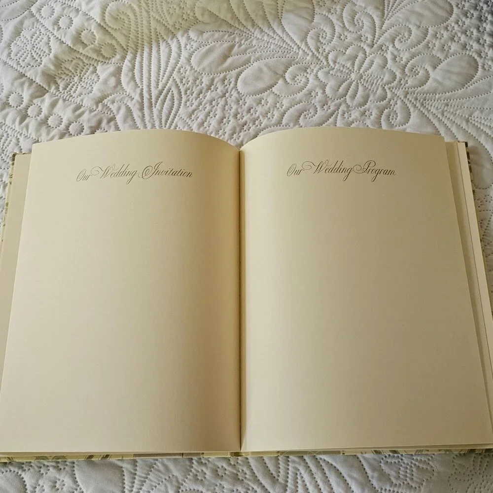 Vintage Anna Griffin Wedding Memory Book By C.R. Gibson Decorative Pages - Picture 10 of 16